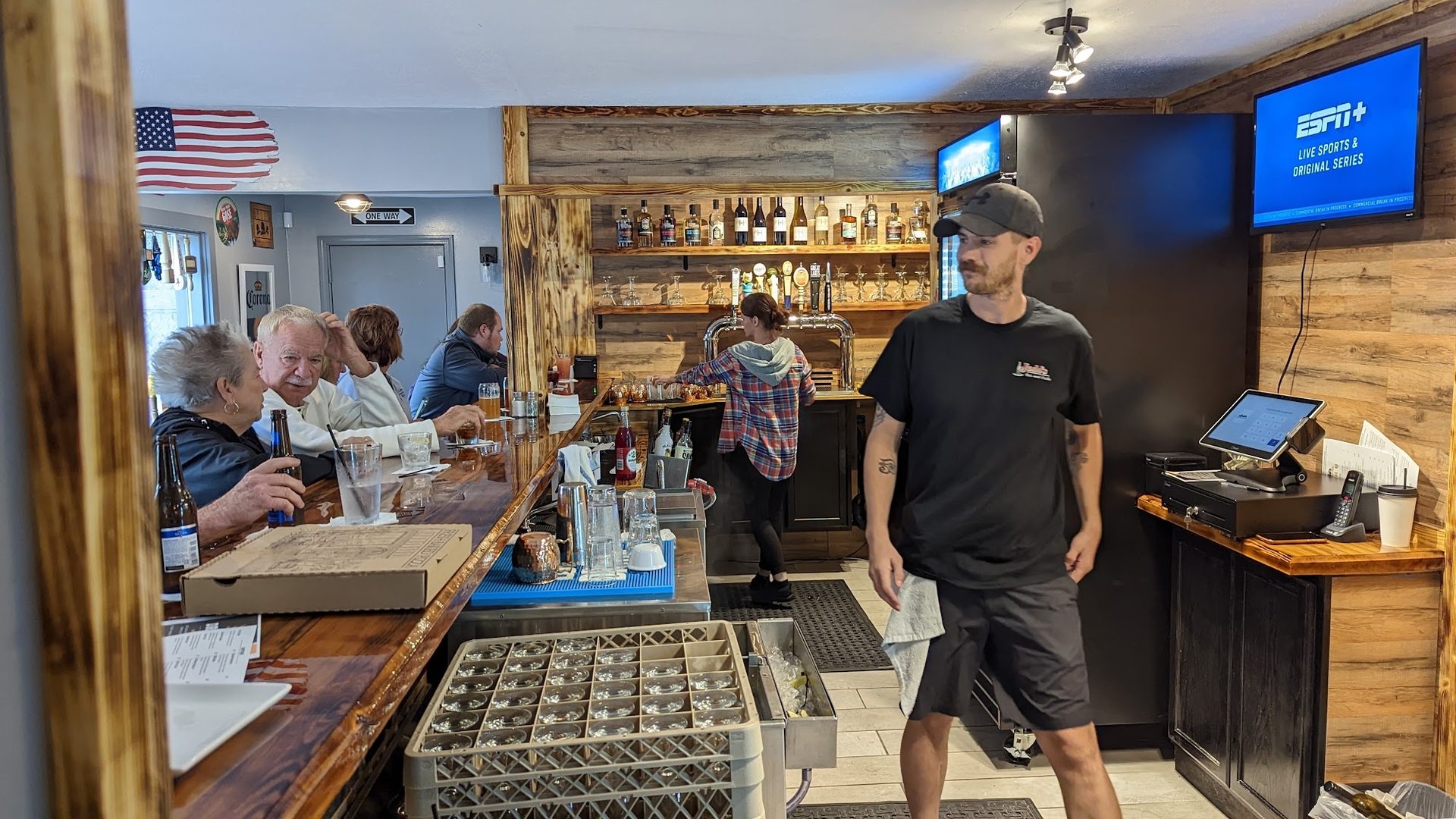 Familiar faces and cold drinks